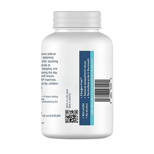 Oracoat XyliMelts for Dry Mouth Night Time or Day - Moisturizing Dry Mouth Adhering Discs, Sugar Free with Xylitol, 100 Count, Berry Smoothie Flavor, 8-Hour Relief