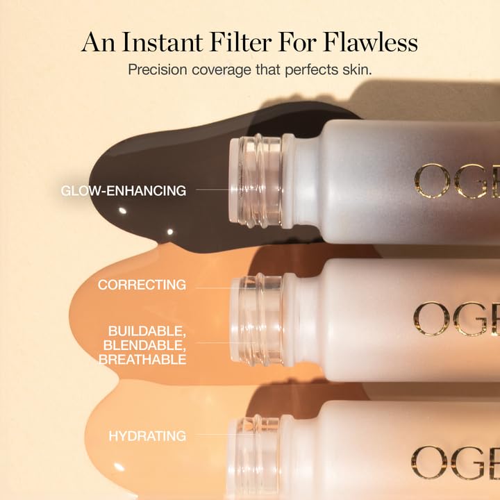 Ogee Complexion Perfecting Under Eye Concealer - Certified Organic Full Coverage Concealer - Buildable Coverage - FICUS 4.00N - Medium Deep (Warm Undertones)