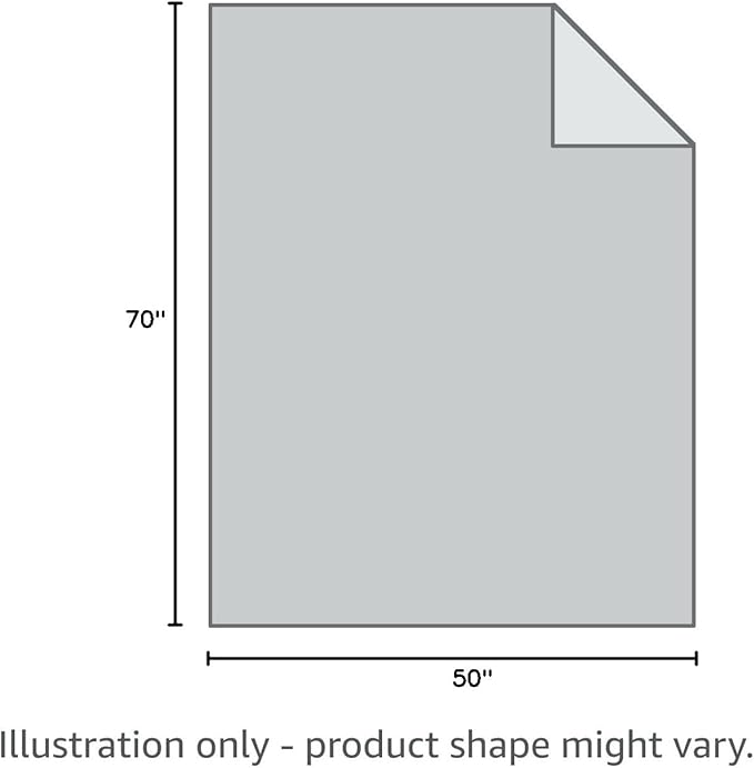 Berkshire Blanket-Classic Heavyweight Soft Printed VelvetLoft® Plush Throw Blanket, Cozy and Fuzzy, Classic Shells Navy, 50in x 70in