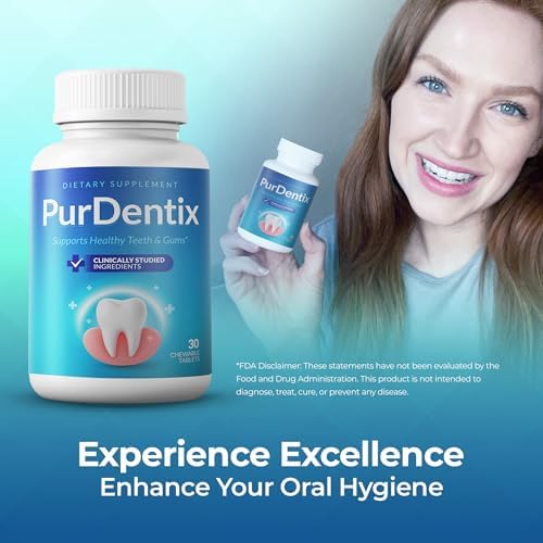 Oral Health Probiotic – 4-Strain Formula for Healthy Gums, Teeth & Fresh Breath – 90 Chewable Tablets