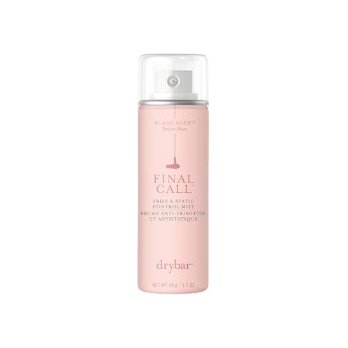 Drybar Final Call Frizz & Static Control Mist | Fights Frizz, Tames Flyaways to Maintain Smooth and Shiny Blowouts, 24 Hour Frizz Control & 72 Hour Static Control