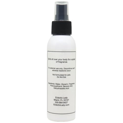 Eclectic Lady Cinnamon Body Spray, 16 ounces, Body Mist for Women with Clean, Light & Gentle Fragrance, Cologne with Soft, Subtle Aroma For Daily Use