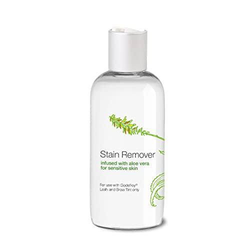 Godefroy Stain Remover For Hair Color, Hair Dye, Eyebrow and Eyelash Enhancer - Remove Unwanted Stains From the Hair or Skin, Infused with Aloe Vera (4 Ounce, 40 Applications)