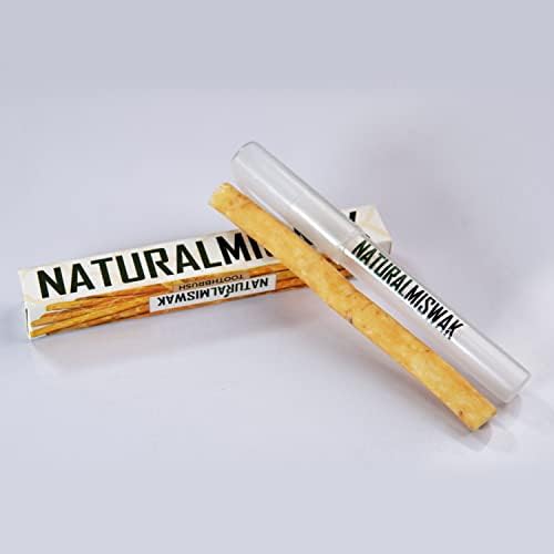 Miswak Sticks for Teeth, Natural Toothbrush, No Toothpaste Needed, Miswak Toothbrush Stick also known as Siwak Chew Sticks for Humans, Meswak, مسواك