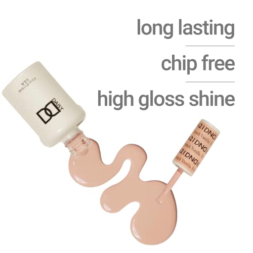 DND Gel Polish Set, Yellow Collection, UV/LED GelPolish and Air Dry Nail Lacquer, Matching Chip-Free Polish Duo, 0.5 Fl Oz Each