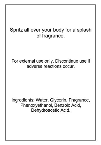 Eclectic Lady Eucalyptus Spearmint Body Spray, 4 ounces, Body Mist for Women with Clean, Light & Gentle Fragrance, Cologne with Soft, Subtle Aroma For Daily Use