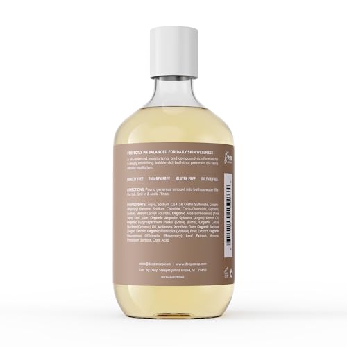 Deep Steep Bubble Bath, Brown Sugar Vanilla, 17 Ounce