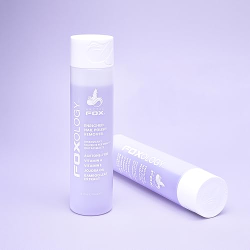Vegan And Cruelty Free Enriched Nail Polish Remover Made in USA By Arctic Fox
