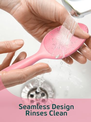 2-Sided Glass Foot File Callus Remover Without Drain Stand (Pink)
