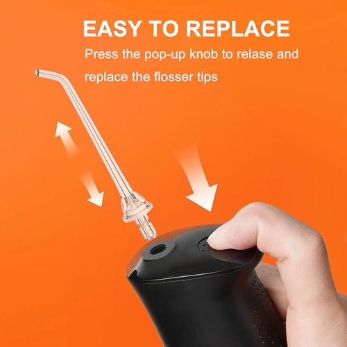Replacement Tips for Bitvae C2/C5/C6 Water Flosser, Replacement Heads Oral Irrigator Jet Tips with Storage Case Only CompatibleC2/ C5/C6 Water Flosser