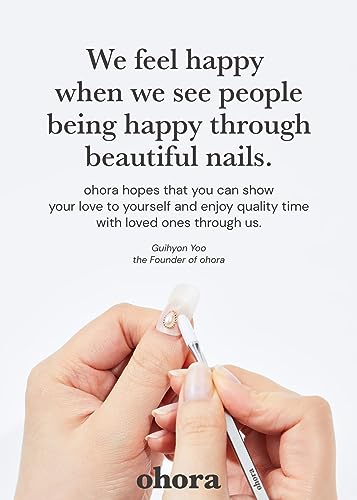 ohora Semi Cured Gel Nail Strips (N Pink Wonderland) - Pink, Solid, Works with Any UV/LED Lamps, Salon-Quality, Long Lasting, Easy to Apply & Remove - Includes 2 Prep Pads, Nail File & Wooden Stick