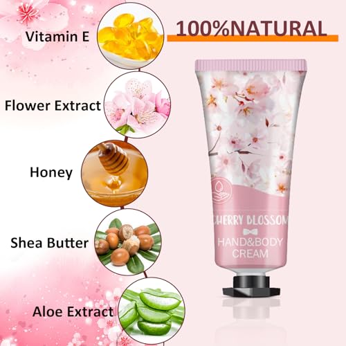 VESPRO 56Pack Hand Cream Gifts Set For Women, Thank You Gifts, Bulk Hand Lotion Travel Size for Dry Cracked Hands, Mini Hand Lotion for Birthday Gifts, Bridal Shower Favors and Small Gifts for Women