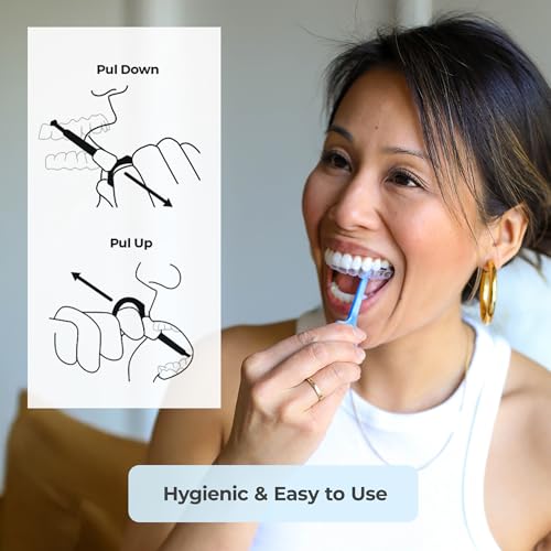 PUL Pack of 4 Reusable Clear Aligner Removal Tool — Compatible with Invisalign, Removable Braces, Retainers & Trays – Easy-to-Use Device Remover, Dental & Oral Hygiene Care Product – Blue