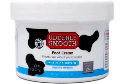Udderly Smooth Foot Cream with Shea Butter 8 oz (Pack of 3)