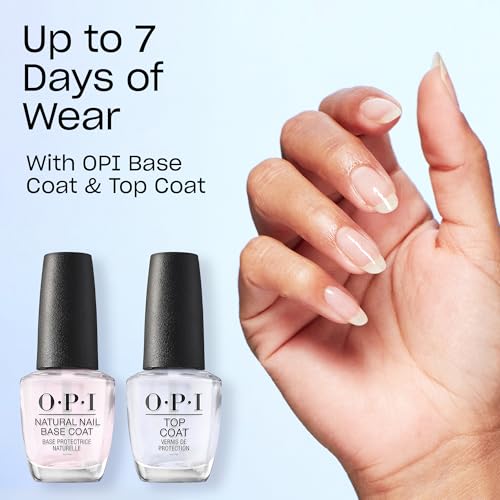 OPI Nail Lacquer Nail Polish | Opaque Dark Red Crème Chip Resistant Nail Polish | Vegan, Fast Drying, Streak Free