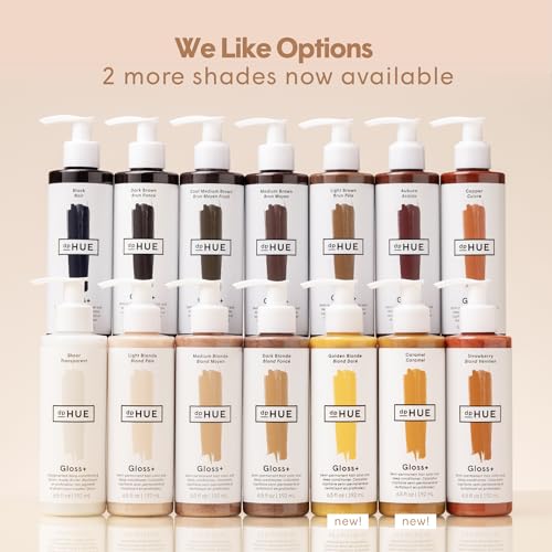 dpHUE Gloss+, Sheer - 6.5 oz (8-12 Applications) - Unpigmented Deep Conditioner & Shade Diluter - Paraben, SLS & SLES Sulfate Free - Vegan, Leaping Bunny Certified