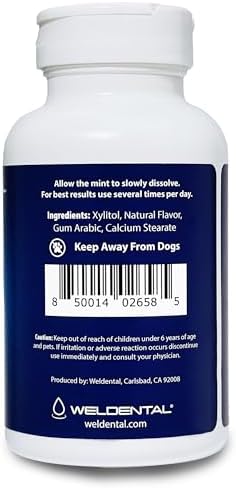 Xylitol Mints 300 Tablets (Peppermint)