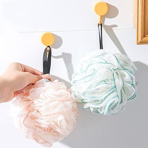 10 Pack Loofah Bath Sponge Luffa, Exfoliating Shower Pouf Balls for Women,Men,Scrubber Cleaning Loofah Bathing Accessories