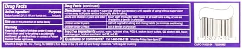 Close-Up Cinnamon Anticavity Flouride Toothpaste 6 Ounce (Pack of 4)