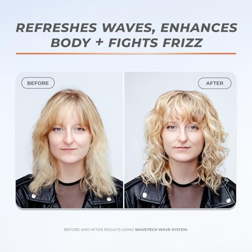 XMONDO Hair Wavetech Wave Revival Mist | Vegan Formula with Pro-Vitamin B5 and Essential Nutrients for Glowing Frizz Free Waves, 8 Fl Oz 1-Pack