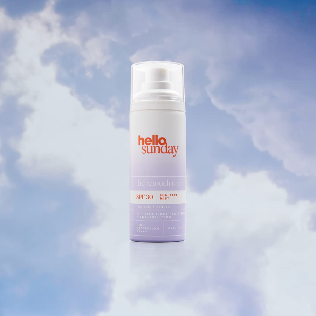 The Retouch One Sun Face Mist SPF 30 Pa Plus by Hello Sunday for Women - 2.54 oz Mist