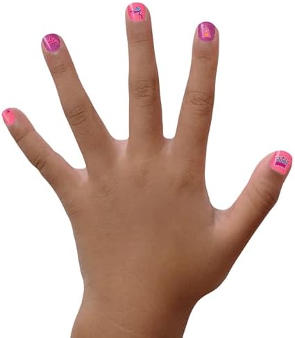 Piggy Paint | 100% Non-Toxic Girls Nail Polish | Safe, Cruelty-free, Vegan, & Low Odor Nail Polish for Kids | Pretty Princess (2 Polish, 1 Remover & Nail Art Gift Set)