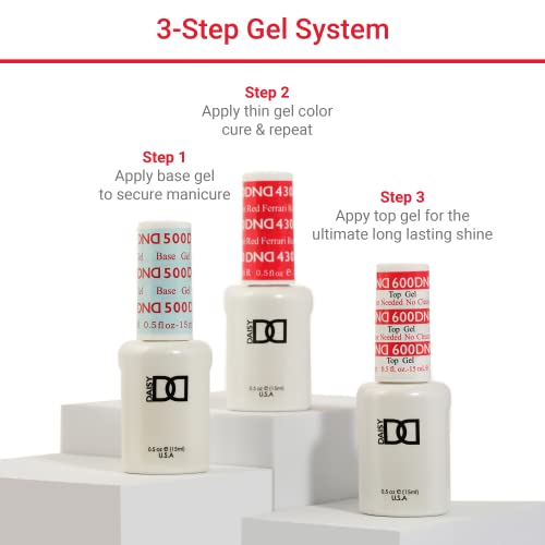 DND Gel Polish Set, Yellow Collection, UV/LED GelPolish and Air Dry Nail Lacquer, Matching Chip-Free Polish Duo, 0.5 Fl Oz Each