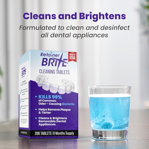 Retainer Brite Retainer brite tablets, 288 tablets (9 month supply), 288 Count