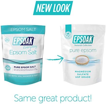 Epsoak Epsom Salt 10 lbs. (Qty. 2, 5 lb. Bags) Magnesium Sulfate USP