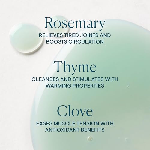 ELEMIS Aching Muscle Super Soak 400ml, Natural Bath Milk Soak To Ease Muscle Aches & Tension