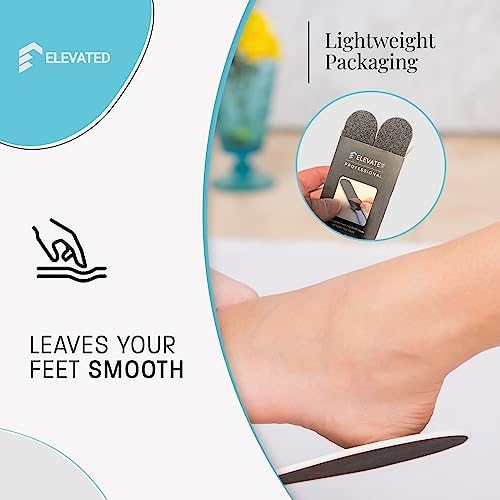 Professional Pedicure File Refills - Pack of 50 Foot File Replacement Pads - Black - Disposable Foot Files for Pedicures - Pedi Foot File Pads with Water Resistant Strong Adhesive (100 Grit)