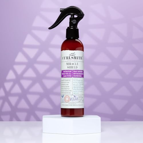 CURLSMITH - Miracle Shield, Protein-Rich Hair Protection Spray for All Curl and Hair Types (2 fl oz)