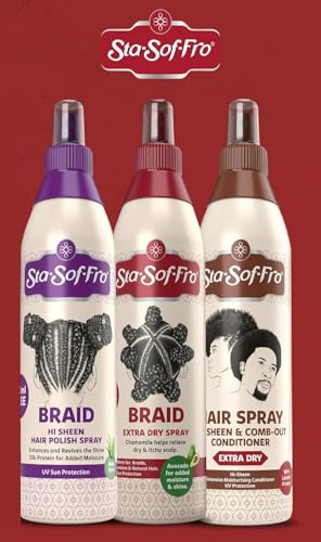 Sta-Sof-Fro Hair & Scalp Spray Comb Out Conditioner with Lanolin, Extra Dry (350mL)
