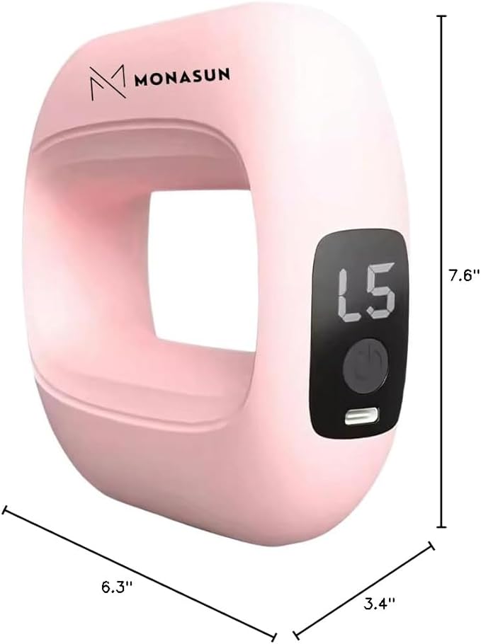 Deep Tissue Massage Gun Portable – Mini Massage Gun with Hands-Free Strap – Handheld Massager for Athletes, Travel, Full-Body Pain Relief – 5 Speed Levels and Quiet Percussion