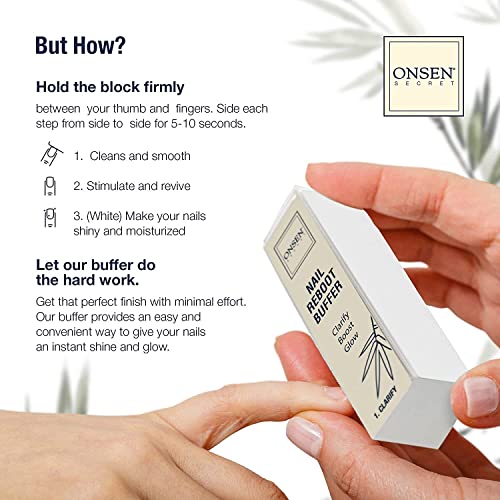 Onsen Professional Nail Buffer, Ultimate Shine
