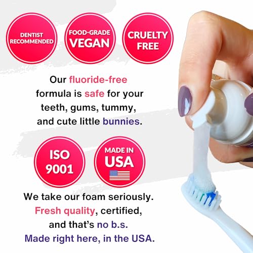 Dual-Action Stain Removal Aligner/retainer Cleaner and Teeth Whitening Foam- Hydrogen Peroxide-Good for Invisalign, ClearCorrect, SmileDirectClub, Candid -Oral Care-Toothpaste Replacement