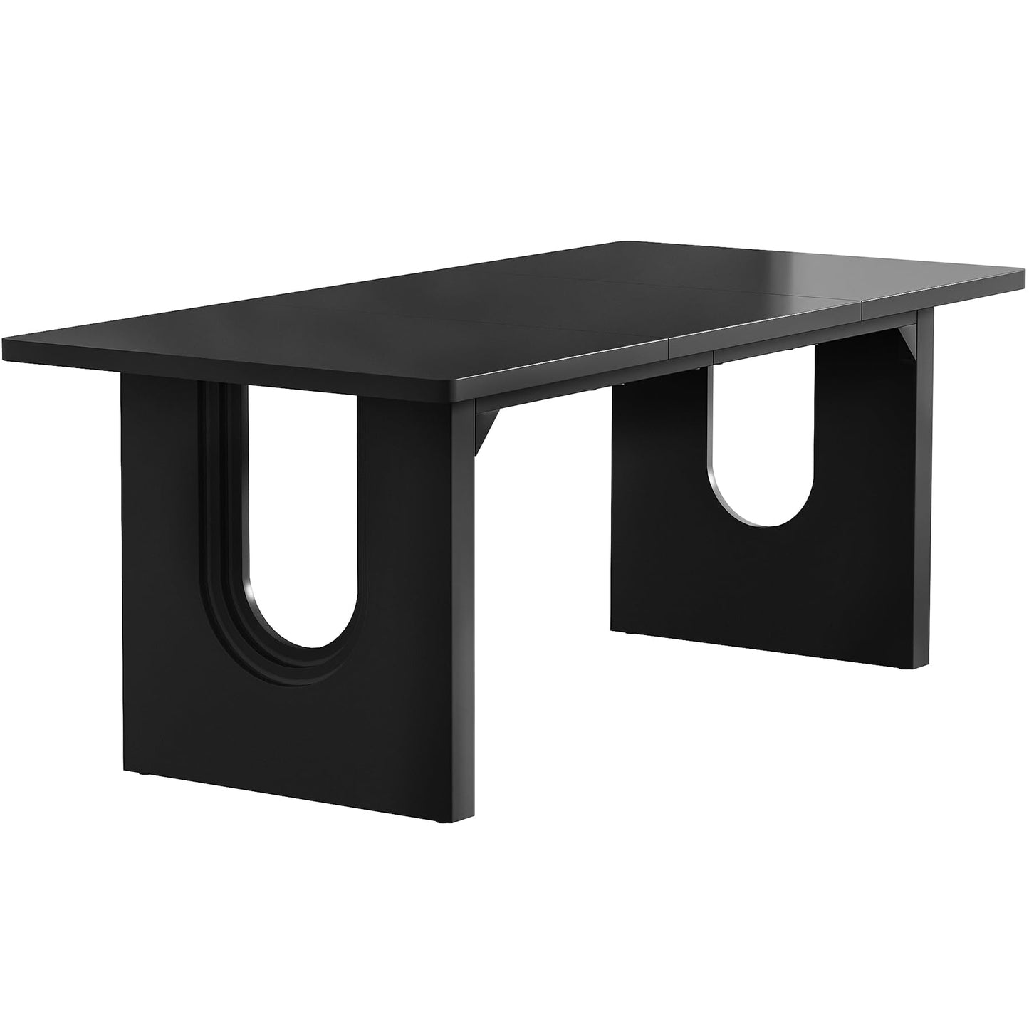 Tribesigns Modern Executive Desk, 70.9" Large Office Computer Desk, Conference Table Meeting Room Table, Simple Workstation Business Furniture for Home Office