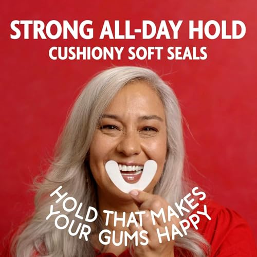 Sea-Bond Secure Denture Adhesive Seals, Original Uppers, Zinc-Free, All-Day-Hold, Mess-Free, 30 Count (Pack of 4)