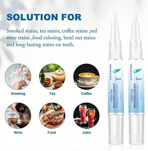 Teeth Whitening Essence Pen for Cleaning Teeth Stains, Freshening Breath and Reducing Yellowing (3pcs)