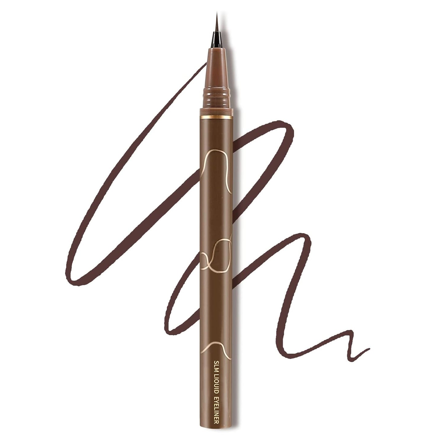 Boobeen Eyeliner Liquid Liner, Black Eyeliner Pen Waterproof with Felt Tip, Ink Liner Eye Liner Long Lasting, Quick Drying