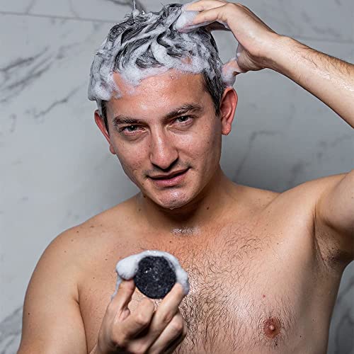 Black Soap for Gray Hair, Gray Hair Reverse Bar Shampoo, 1.7 Oz