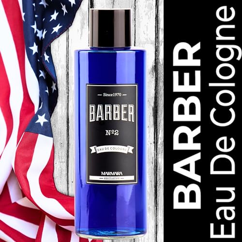 Marmara Barber Cologne - Best Choice of Barbers and Traditional Shaving Fans No:2 Series (500ml x 2 Bottles)