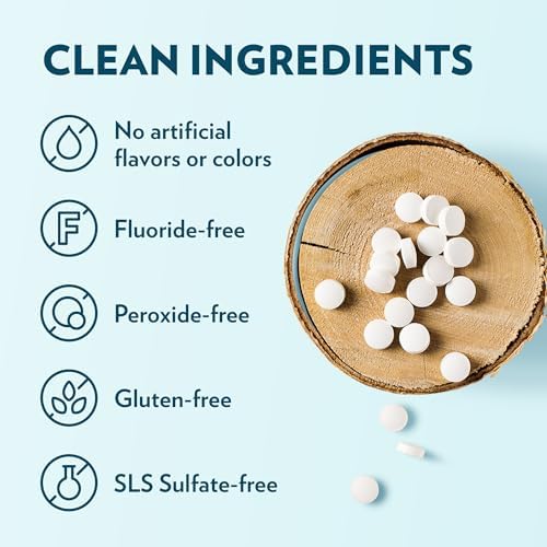 Toothpaste Tablets – Bubblegum | Nano Hydroxyapatite Toothpaste Tablets Kids - Chewable - Made with Xylitol | Fluoride Free l 90 Tabs