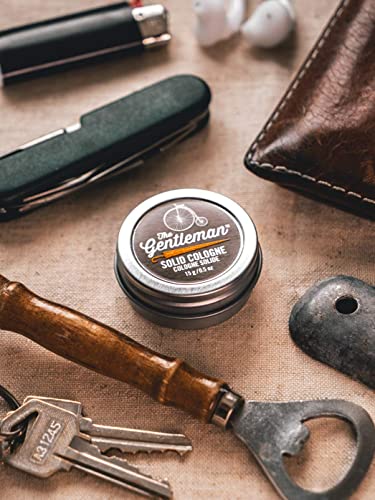 Walton Wood Farm Solid Cologne (The Gentleman) Citrus & Mahogany Scent Vegetarian-Friendly and Paraben-Free 2.5 oz