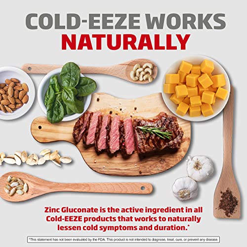 Cold-Eeze Soft-Center Liquid Honey Zinc Lozenges, Homeopathic Cold Remedy, Reduces Duration of The Common Cold, Sore Throat, Cough, Congestion and Post Nasal Drop, 25 Count