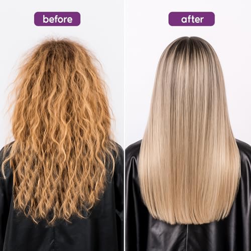 Ravenna Hair B-tox Treatment for Blond Hair, 35.2 oz (1kg) - Formaldehyde-Free, Anti-Frizz, Smoothing, Deep Hydrating and Moisturizing Action, Argan Oil, Keratin, Panthenol