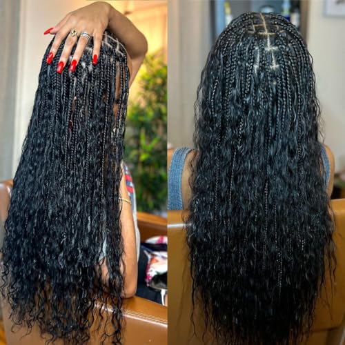 Super Wave Bulk Human Hair 100% Unprocessed Brazilian Virgin Human Hair Extensions Bundles for Braiding Hair Wet and Wave Micro Human Hair(1Pack-4PCS, 18inch Natural Black)