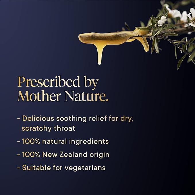 Manuka Health Manuka Honey Lozenges – 15 Lemon Flavored Lozenges – Natural Throat Lozenges Infused with Raw Manuka Honey and Vitamin C for Immune Support
