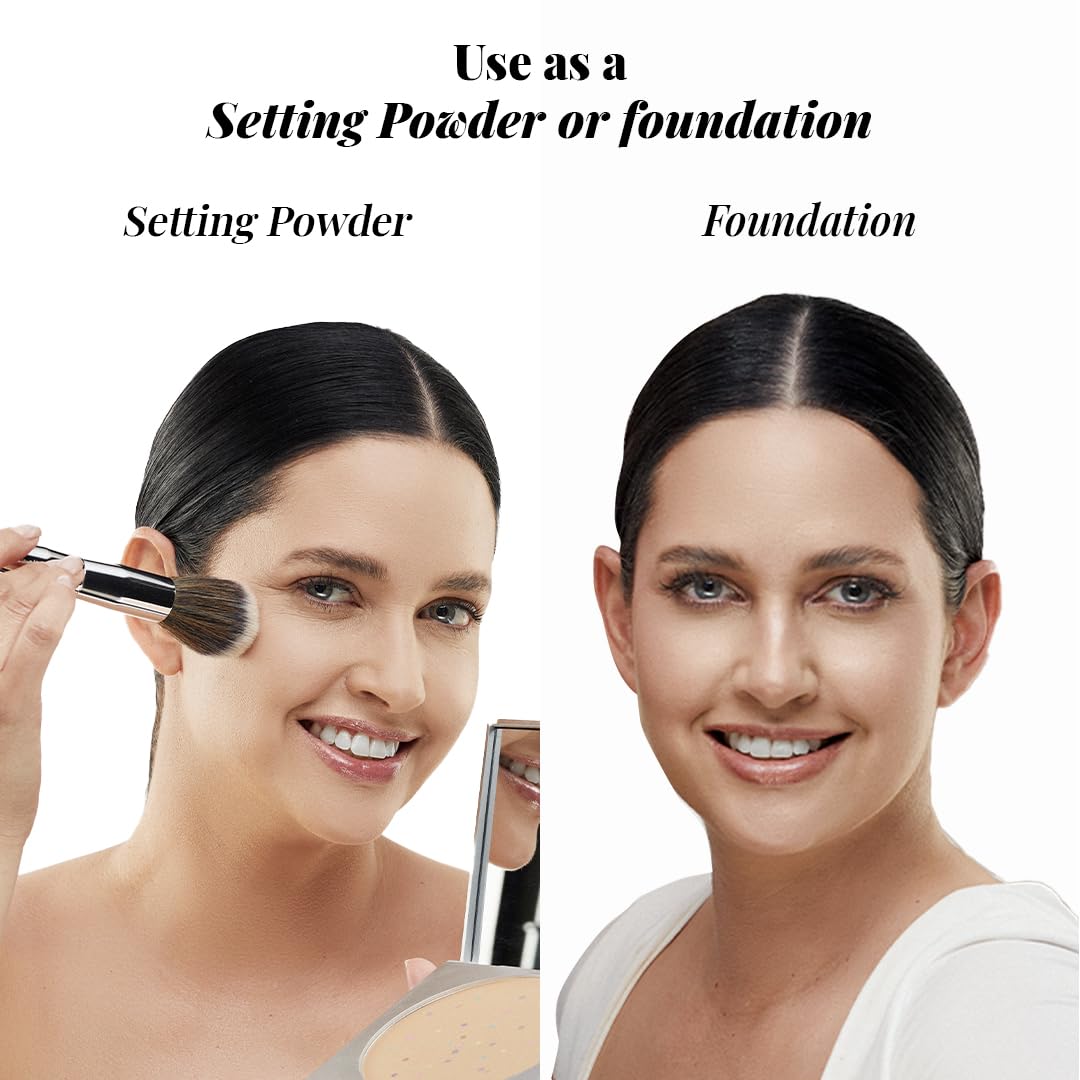 Magic Minerals by Jerome Alexander Jumbo Size Mineral Powder Foundation with Color Correctors, Antioxidant Skincare Formula (Light)
