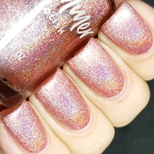 KBShimmer Stop And Smell The Rosé Nail Polish- 0.5 oz Full Sized Bottle